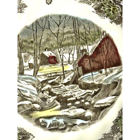 Johnson Bros Friendly Village England Vintage The Ice House Cup and Saucer Set! - Picture 8 of 11